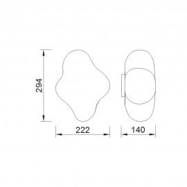 Plafon EOS 1L - 280 Lm - Ip44 1885