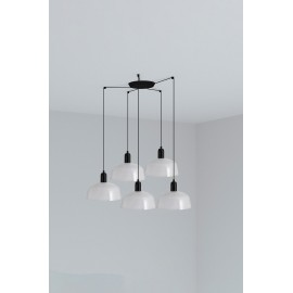 Tatawin Colgante Pantalla M  Blanca 1xe27 5l