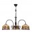Lampara Tiffany Serie Hexa 242900