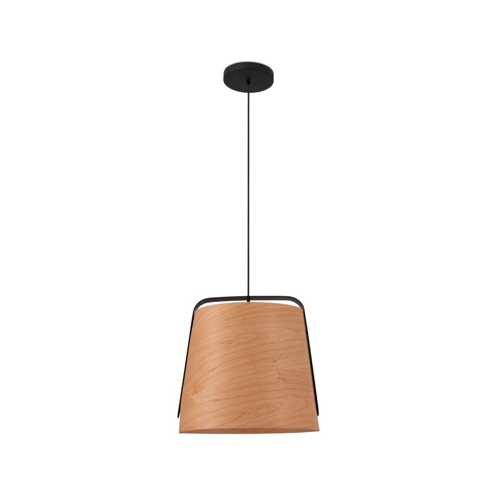 Stood Colgante 1Xe27 Negro Madera Max 20W 29848