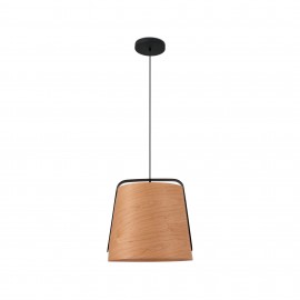 Stood Colgante 1Xe27 Negro Madera Max 20W 29848