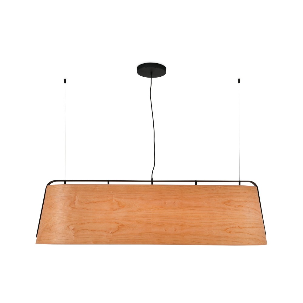 Stood Colgante 5Xe27 Negro Madera Max 20W 29849