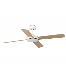 Mallorca Dc Ø1320mm Blanco 4 Palas Blanco/arce