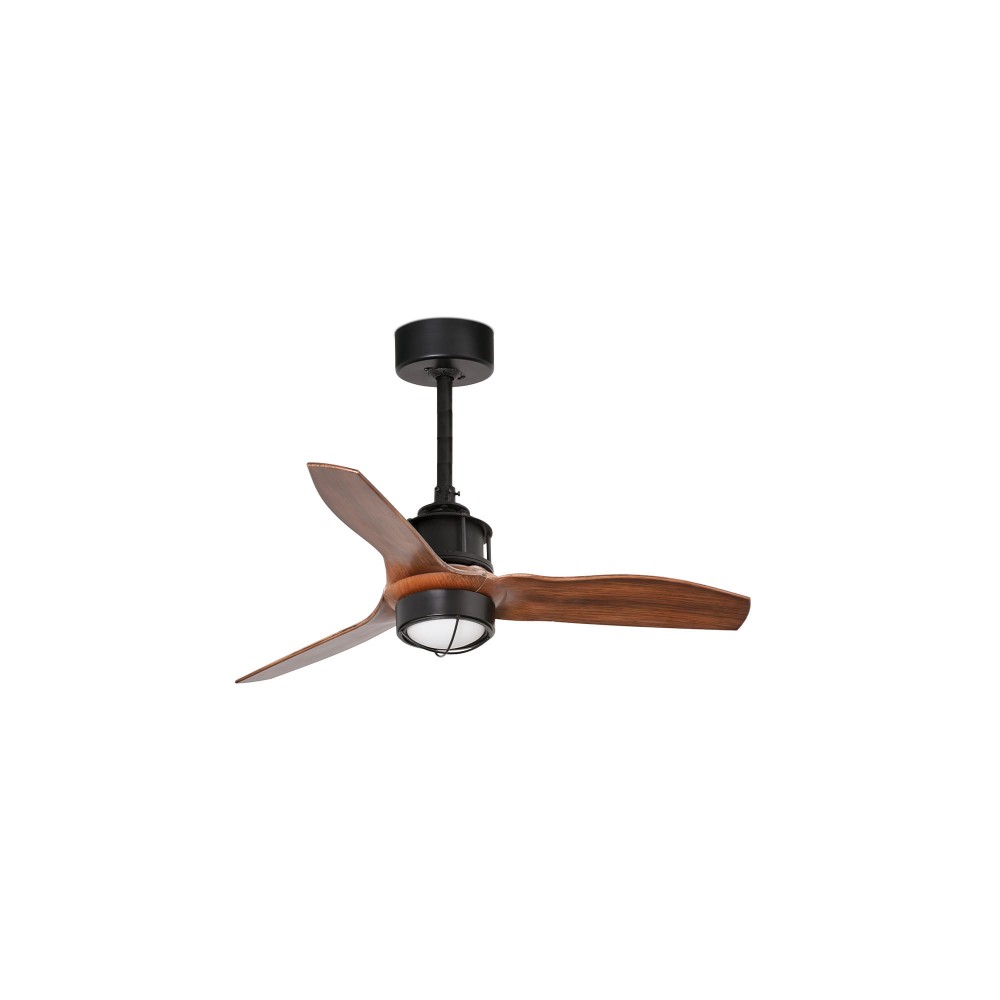 Ventilador Just Fan S Led Ventilador Negro-Nogal Wiz 33425Ww-10