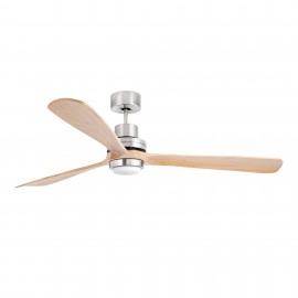 Ventilador Lantau-G ø1680 Mm Dc Niquel Mate Luz 3 Palas Pino 33505DC