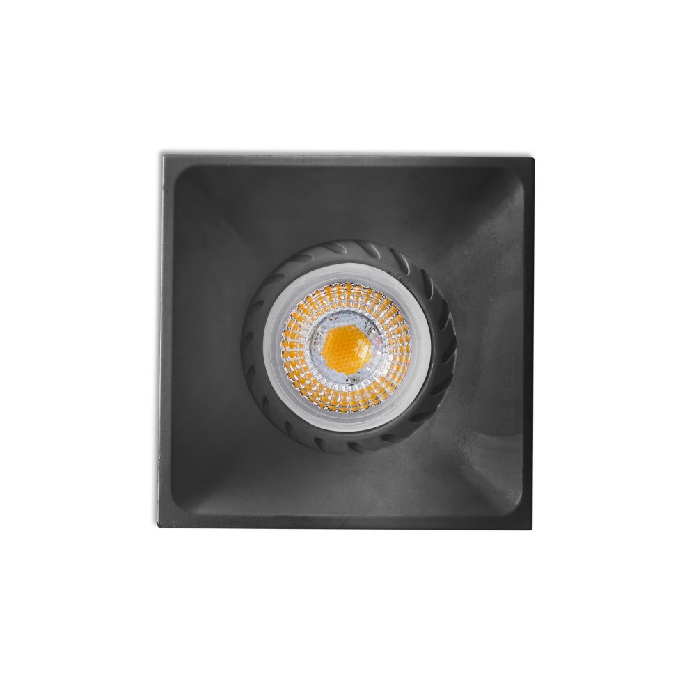 Neon Empotrable Cuadrado Negro 1Xgu10-Mr16-Led 43410