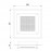 Plafon Cuadrado CRYSTAL LED 28 Cm - 4000K 4580
