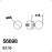 Aplique Bolas 1Xg9 Cromo Brillo-Opal Ip44 5-6698-30-09