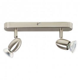 Foco Ouvi Regleta 2Xgu10 Cromo Mate 5-7011-35-01
