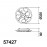 Plafon Rosky 32Diam 2Xe27 Cristal Decor 5-7427-30-92