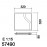 Plafon Gioia 32X32 2Xe27 Cristal Decor 5-7490-30-92