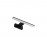 Aplique Baño Tiwall Negro Led 8W 300Mm 4000K Ip44 5-7596-91-05