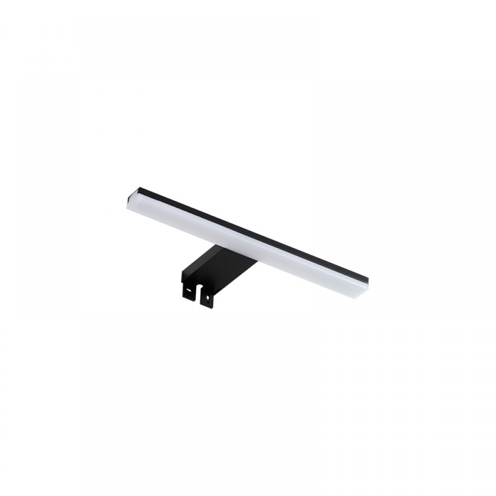 Aplique Baño Tiwall Kit Negro Led 8W 300Mm 4000K Ip44 5-7685-91-05