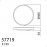 Plafon Asli App Blanc Led 80W 480Mm Cct 30-65K App Tuy 5-7719-81-02