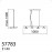 Lampara Senda Blanco Mate Led 4X7W 3000K 5-7783-81-02