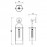 Aplique Largo MAYA Exterior 1L E27 6552