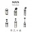 Plafon Largo MAYA Exterior 1L E27 6554