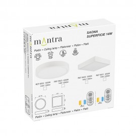 Plafon SAONA Led Redondo 14W 4000K 6623