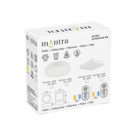 Plafon SAONA Led Cuadrado 8W 4000K 6629