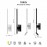 Aplique TORCH Negro Lector Led 3000K 6703