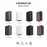 Aplique Exterior KANDANCHU Cuad 2L Gu10 Negro 7038