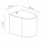 Aplique Exterior KANDANCHU 1L Gu10 Negro 7039