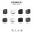 Aplique Exterior KANDANCHU 1L Gu10 Negro 7039