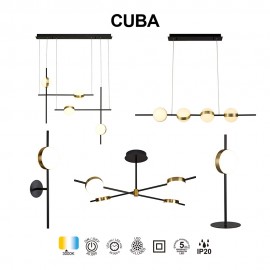 Plafón CUBA LED 7162