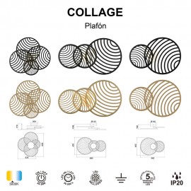 Plafon COLLAGE LED 7234