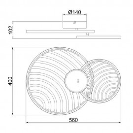 Plafon COLLAGE LED 7235
