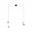 Lámpara ORION LED 4x8W 3000K 7307