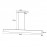 Lampara Lineal LED 38w 4000k 110º Hanok Blanco 7543