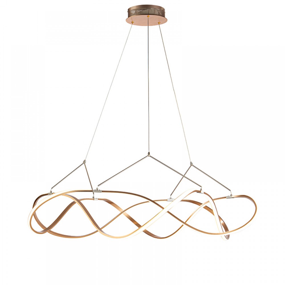 Lampara Led Molly 110Ø Oro Rosa 763592