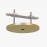 BASE Empotrada para Colgantes Tek Parts Oro 7858