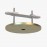 BASE Empotrada para Colgantes Tek Parts Cuero 7859