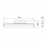 Foco Lineal Carril Blanco 30w 4000k Creta Blanco 8361