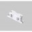 Conector Intermedio Recto Blanco Carriles Trifasicos Eco Blanco 8557