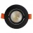 Empotrable LED Cct Panama Negro 8763