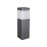 Sobremuro Exterior Gris Oscuro Cuad 35cm Ip65 E27 Chicago Gris Oscuro 8846