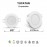 Empotrable Blanco LED Ip65 - 6,5w - Cct Yucatan Blanco 8848