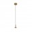 Lampara LED 5w 3000k W-t Cristal Andromeda Oro 8931