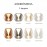 Cobre Cristal Modular Light 4 Cristales Andromeda Cobre 8938