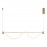 Lampara LED 38w - Pintura Oro Fugaz Oro 8952