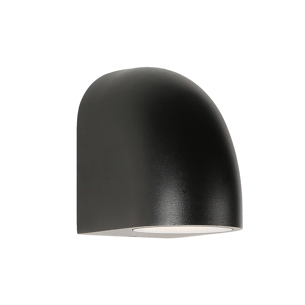 Aplique 1l Gu10 Ip65 Negro Baldy Negro 9111