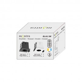 Foco Empotrar 1l 3w 3000k Negro Blau Negro 9127