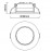 Empotrable LED Cct 6w Blanco Nasao Blanco 9247