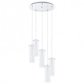 Colgante Pinto E27 5 Luces 93003