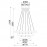 Lampara LED 122w - 3000k - Grande - Triac Flats Blanco 9428