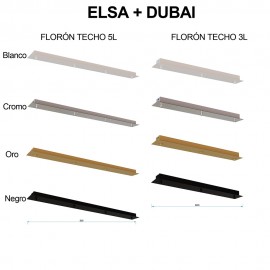 BASE Regleta 3l - Blanco Elsa Blanco 9462