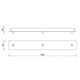 BASE Regleta 3l - Oro Elsa Oro 9464